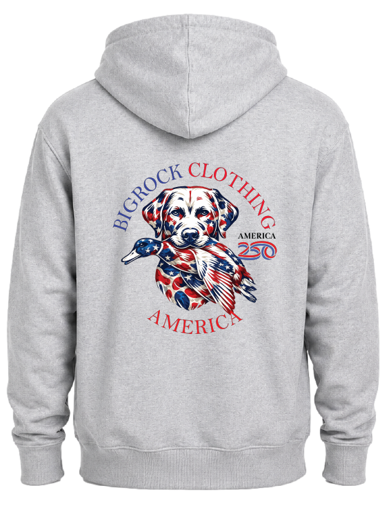 Hoodie Heavy Rock America 250 Duck Dog