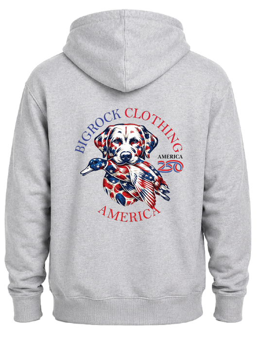 Hoodie Heavy Rock America 250 Duck Dog