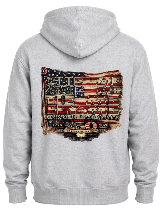 Hoodie Heavy Rock Whip Me Strip Me America 250