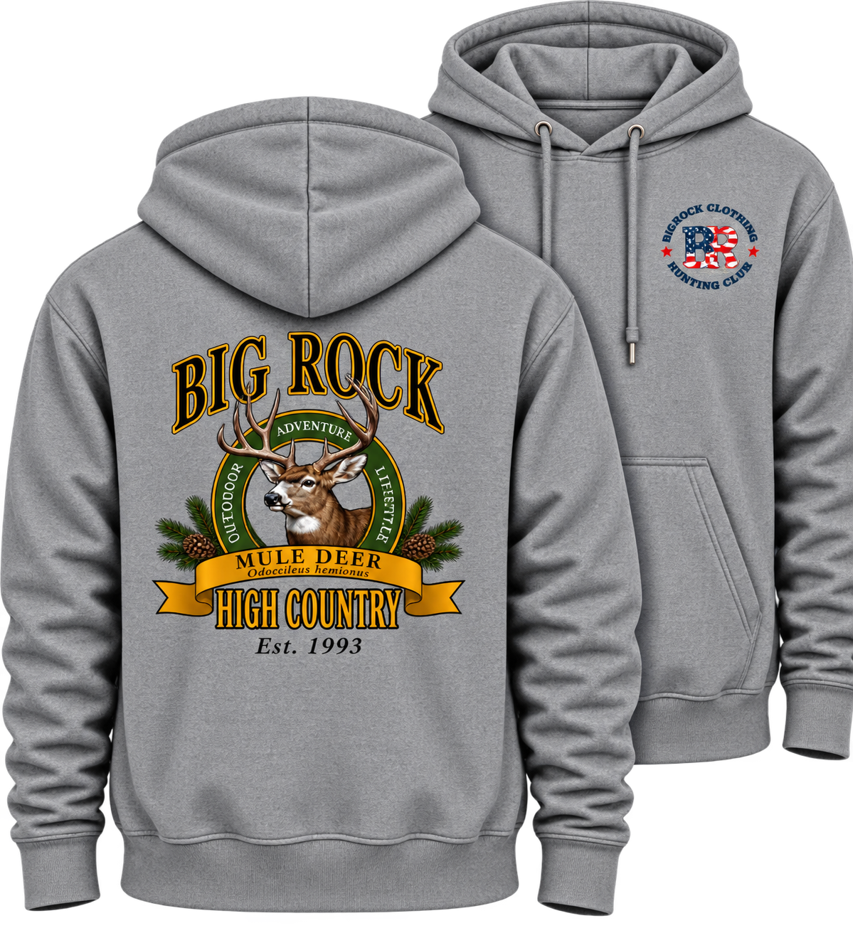 Hoodie Heavy High Country Mule Deer
