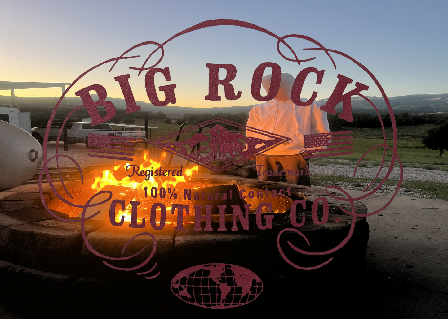 Hoodie Heavy Rock Big Rock Trademark