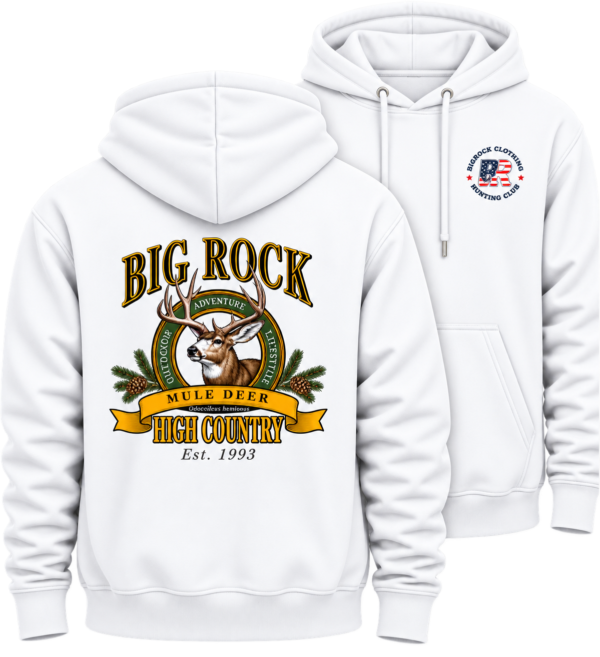 Hoodie Heavy High Country Mule Deer