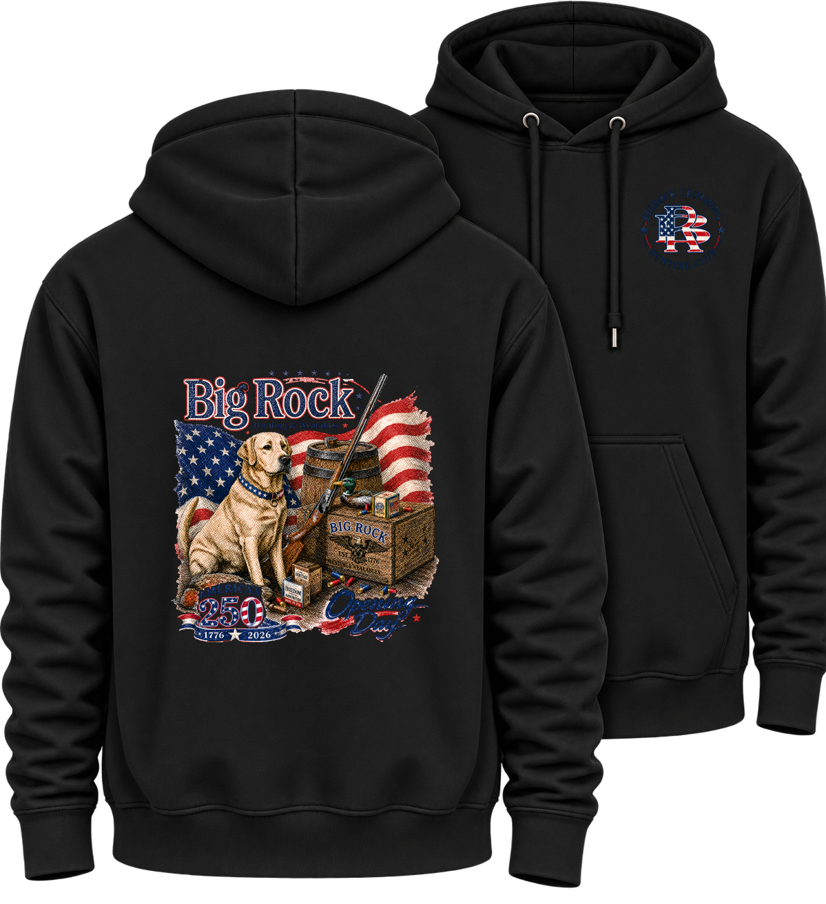 1336P Hoodie Heavy Rock America 250 Opening Day