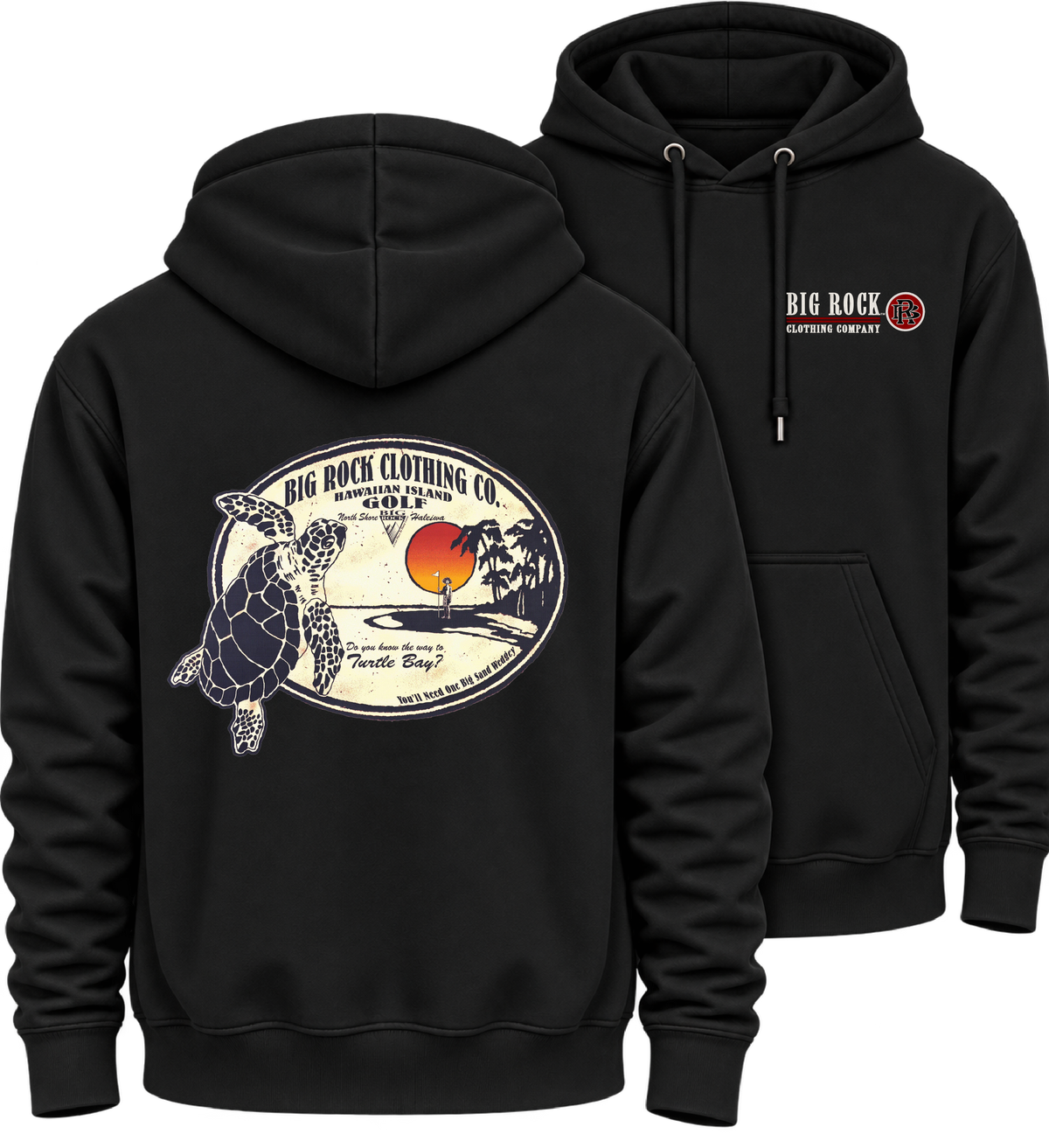 1344 Hoodie Heavy Rock Turtle Bay