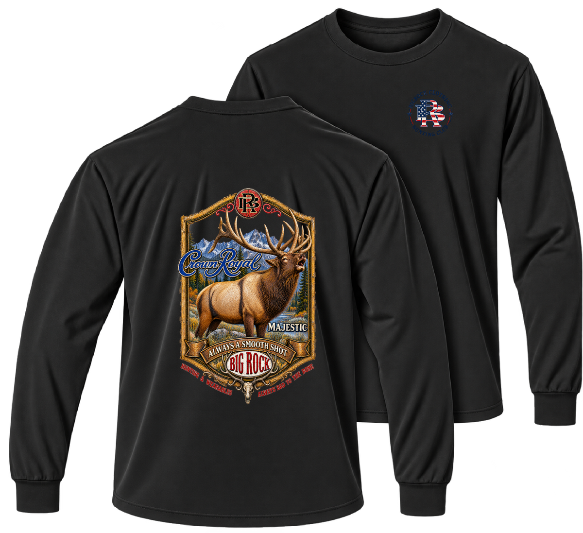 1446 Long Sleeve Light Rock Crown Royal