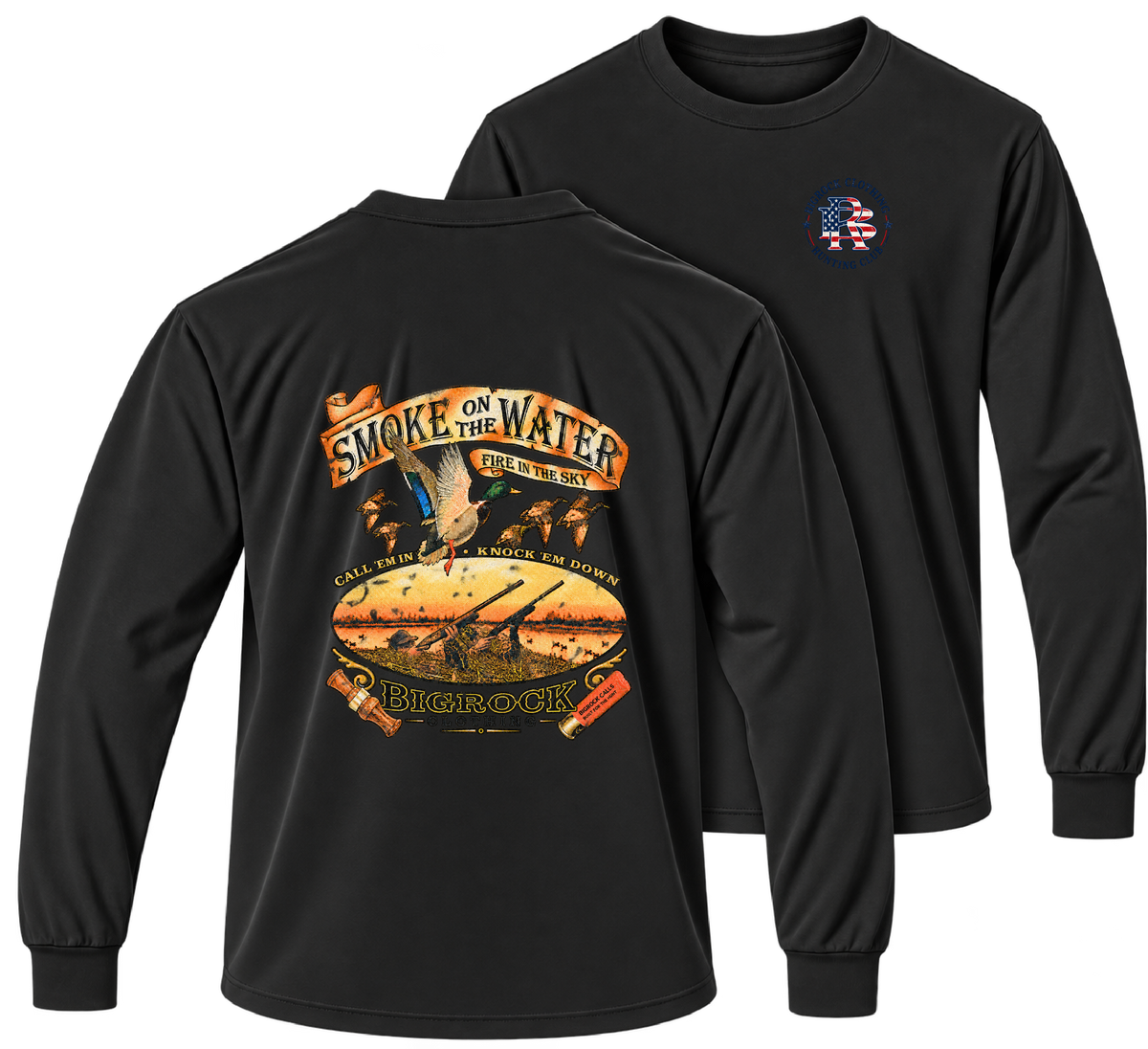 1581 Long Sleeve Light Rock Smoke On The water