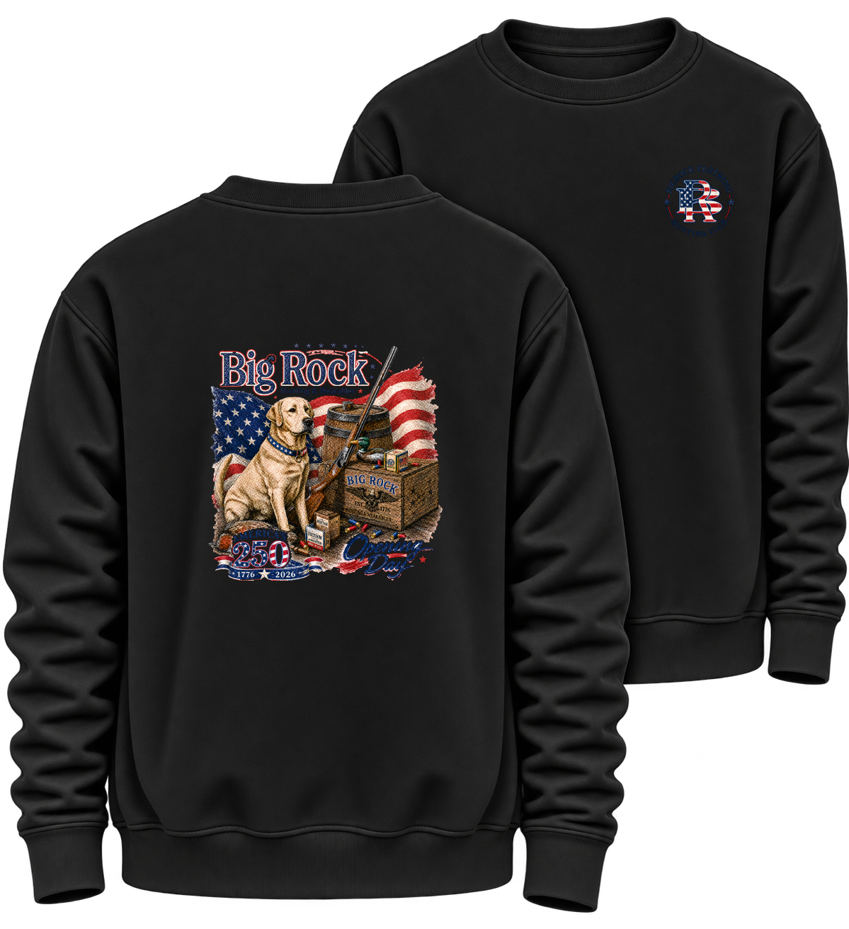 1336P Sweatshirt Heavy Rock America 250 Opening Day