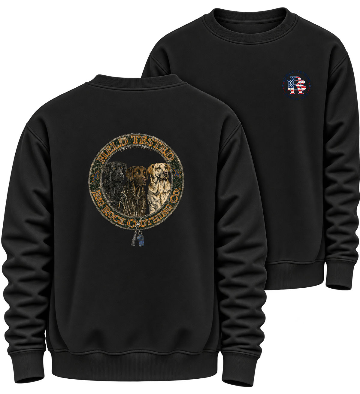 836 Sweatshirt Heavy Rock  Three Lab Coaster
