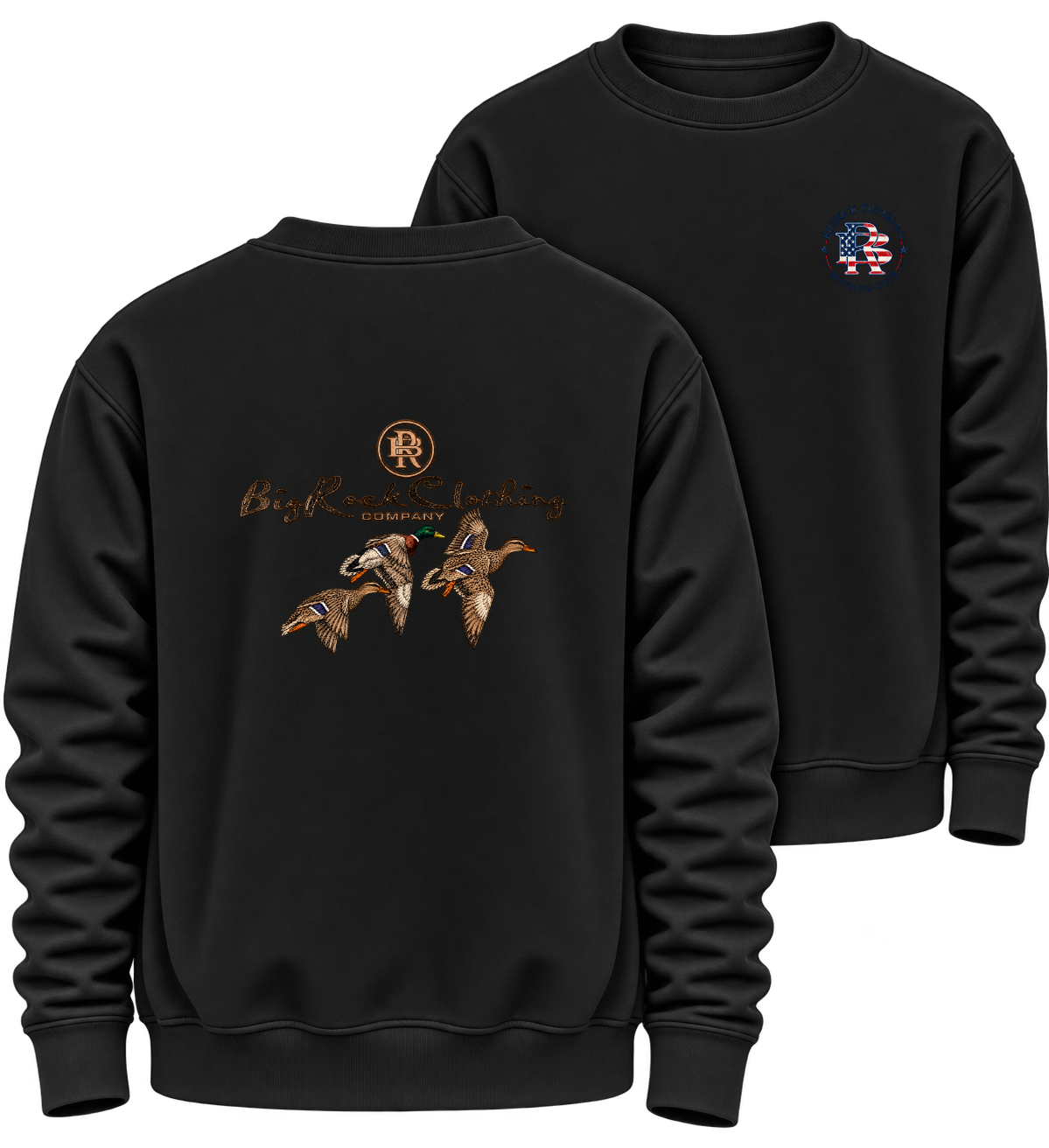 1508 Sweatshirt Heavy Rock Ducks In Flight