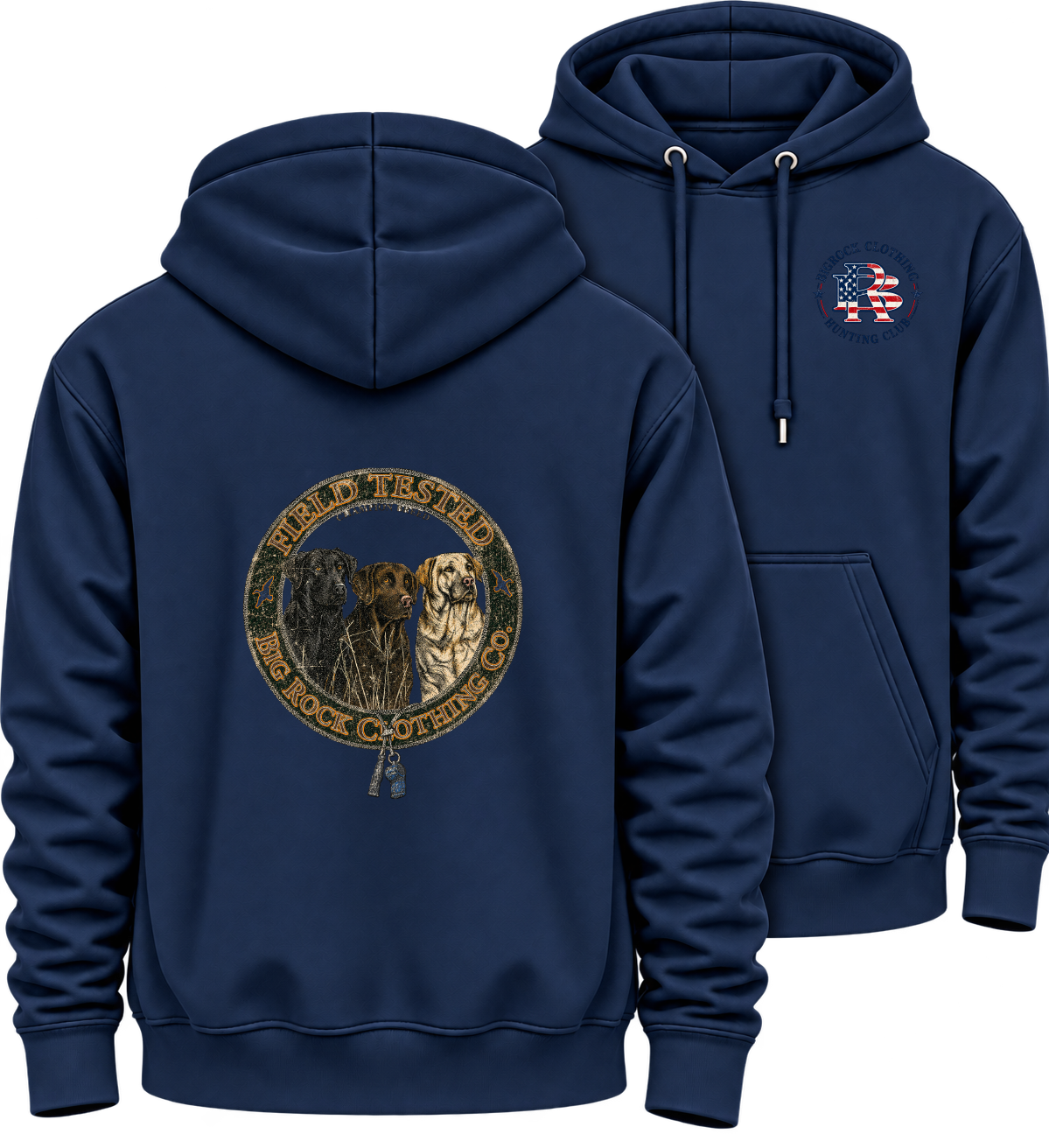 836 Hoodie Heavy Rock Three Lab Coaster
