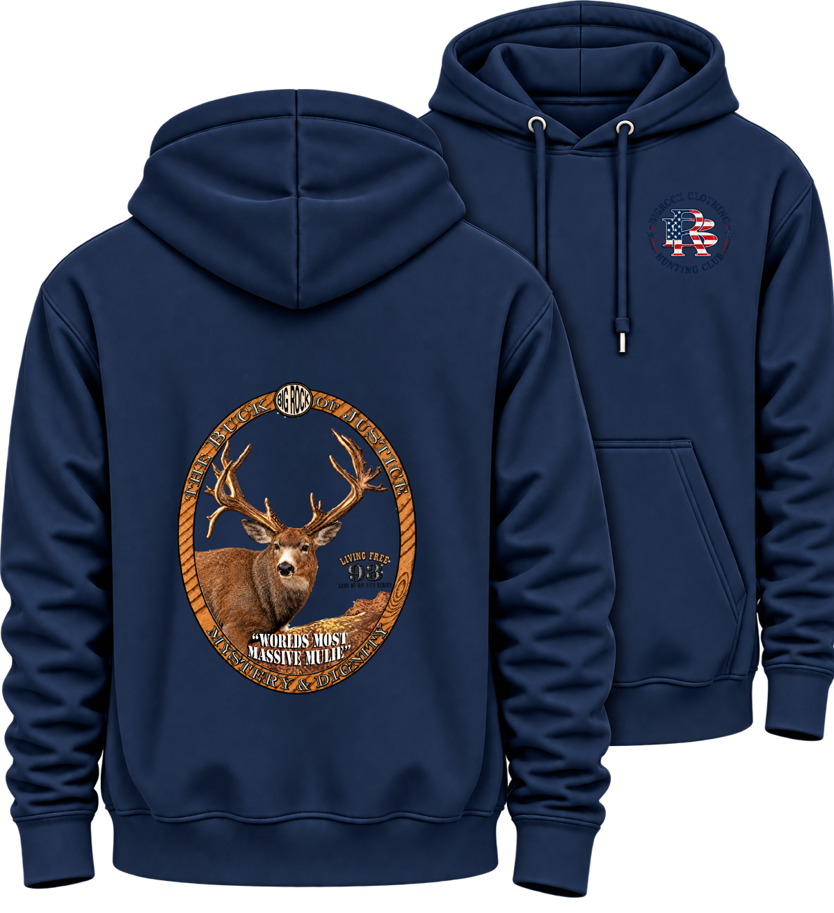 Hoodie Heavy Rock Buck Of Justice