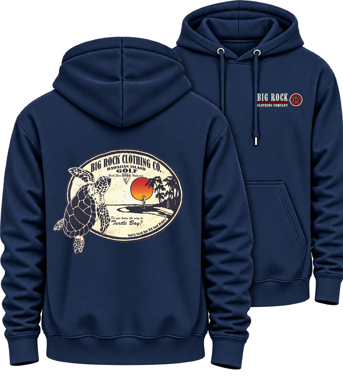 1344 Hoodie Heavy Rock Turtle Bay
