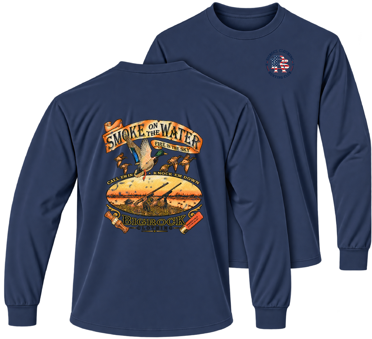 1581 Long Sleeve Light Rock Smoke On The water