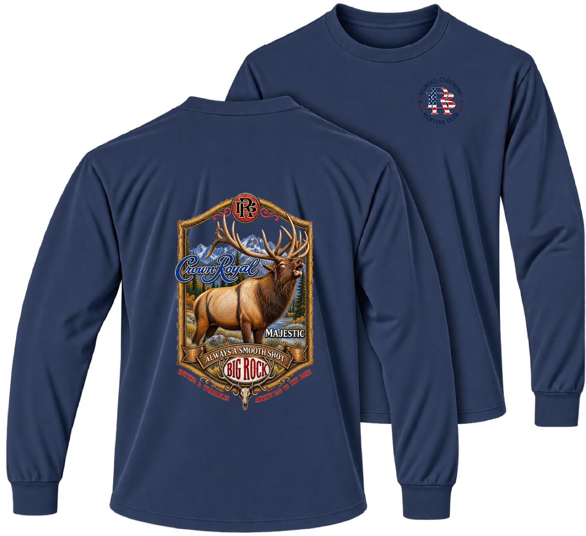 1446 Long Sleeve Light Rock Crown Royal