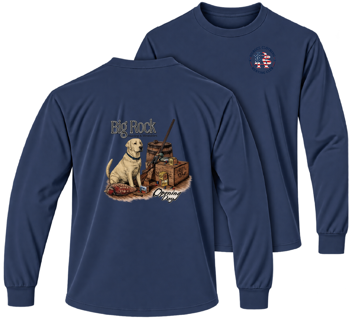 1336 Long Sleeve Light Rock Opening Day