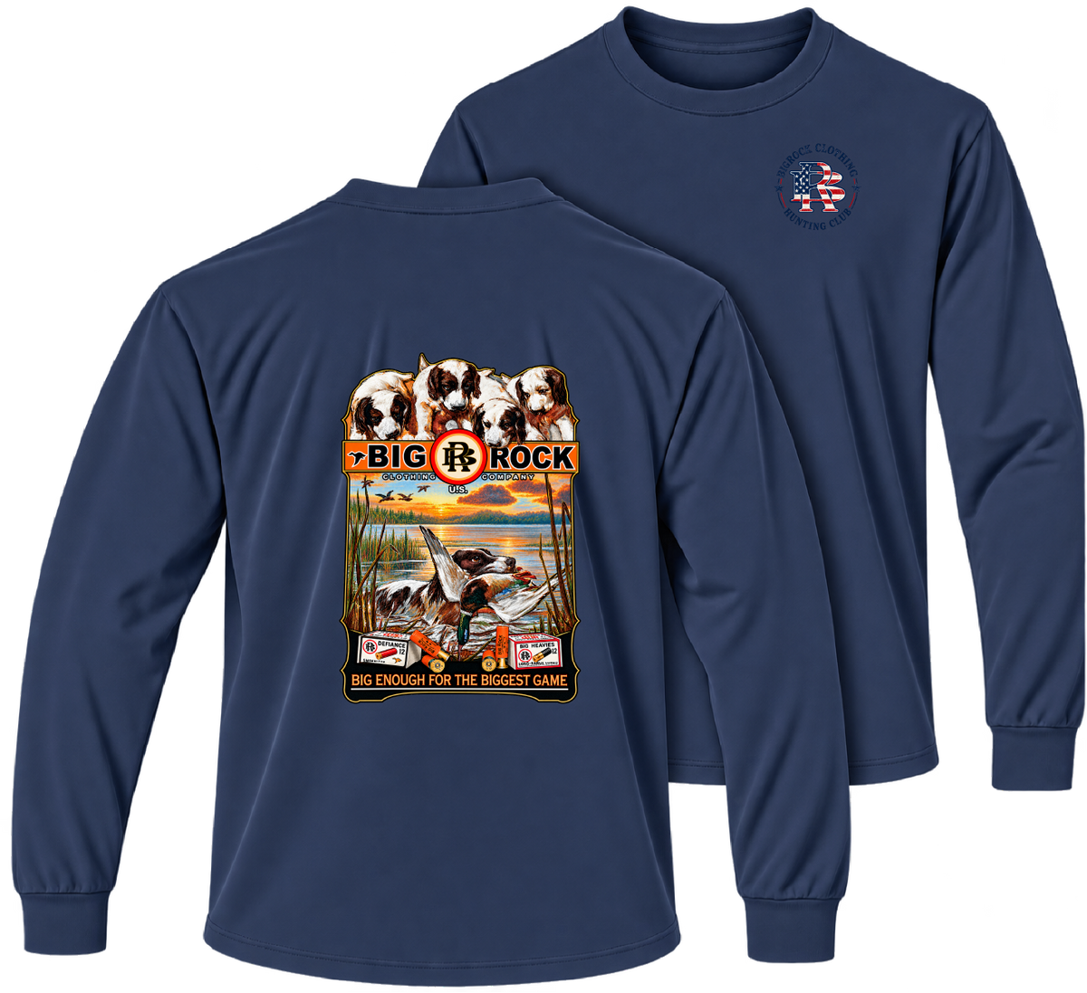 1342 Long Sleeve Light Rock Puppies Opening Day