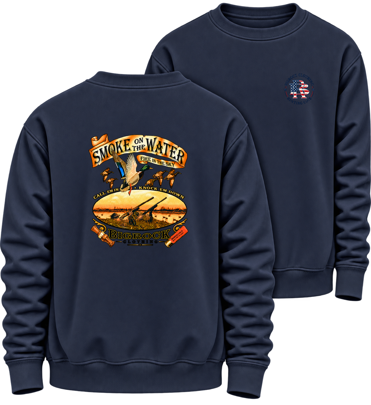 1581 Sweatshirt Heavy Rock Smoke On The Water