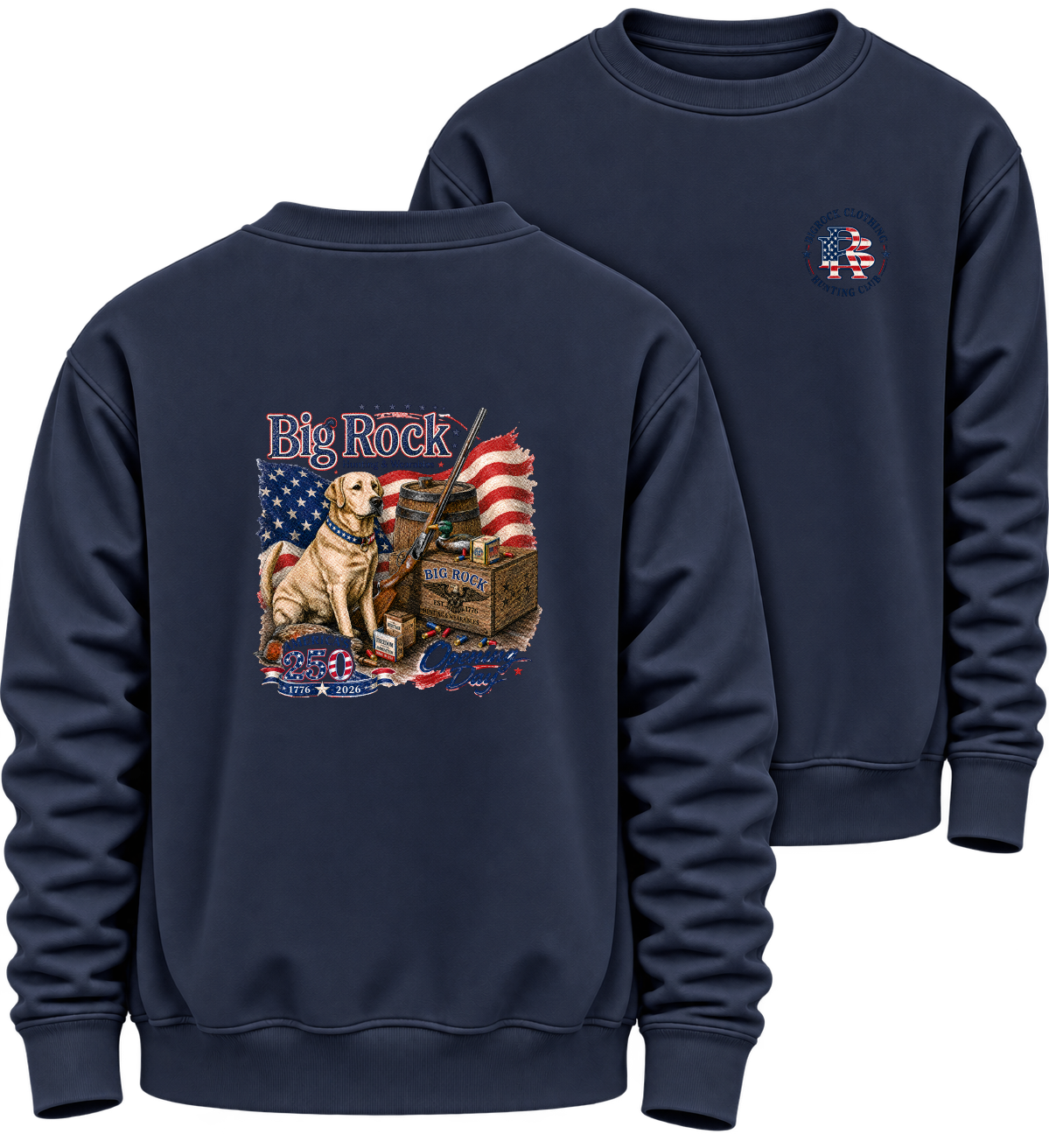 1336P Sweatshirt Heavy Rock America 250 Opening Day