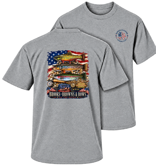 Heavy Rock America 250 Brooks Browns and Bows (Heavy Boxy oversize Shirt)