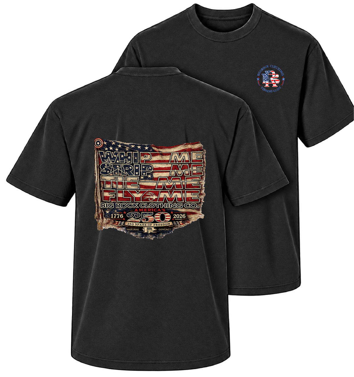 Heavy Rock America 250 Whip Me (Heavy Boxy oversize Shirt)
