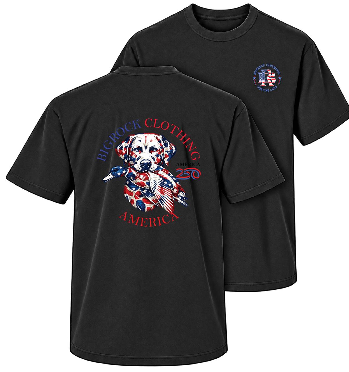 Heavy Rock America 250 Duck Dog (Heavy Boxy oversize Shirt)