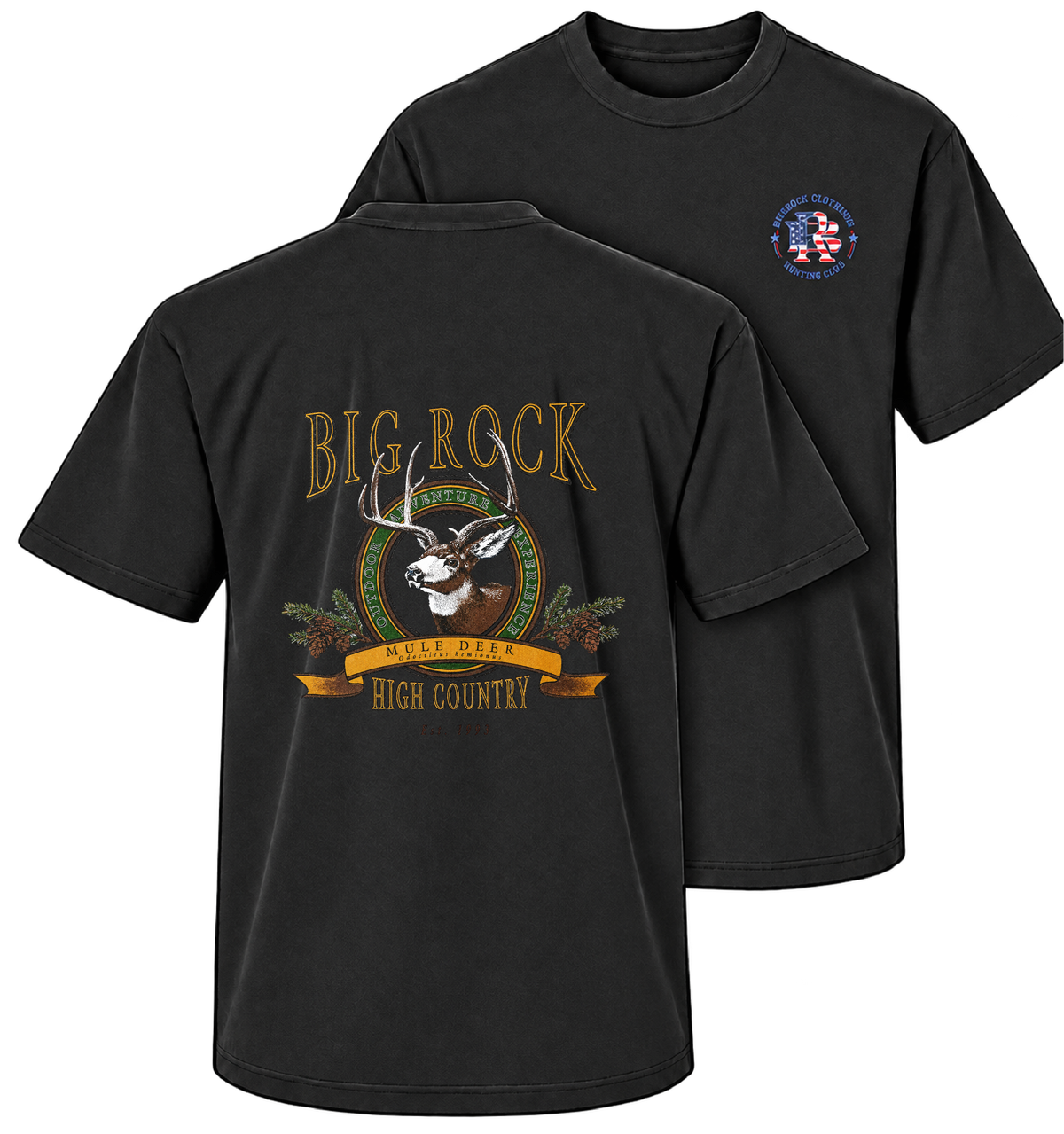 Heavyrock High Country Deer(Heavy Boxy oversize Shirt)