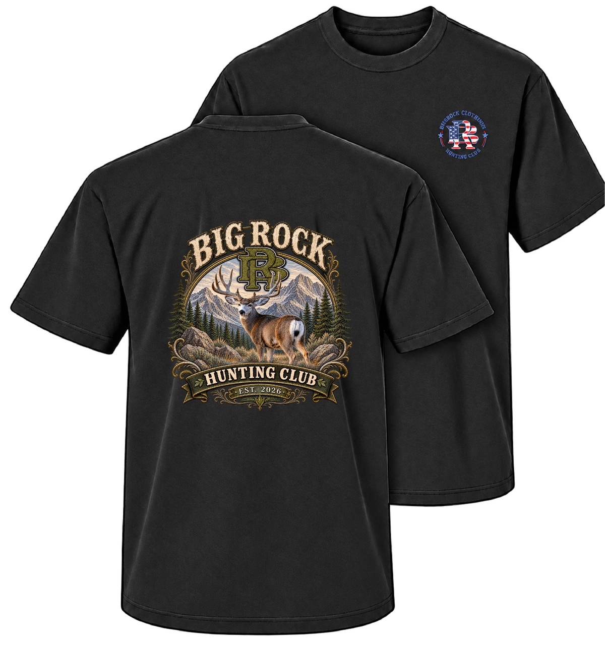 Heavy Rock BR Mule Deer Hunting Club (Color)