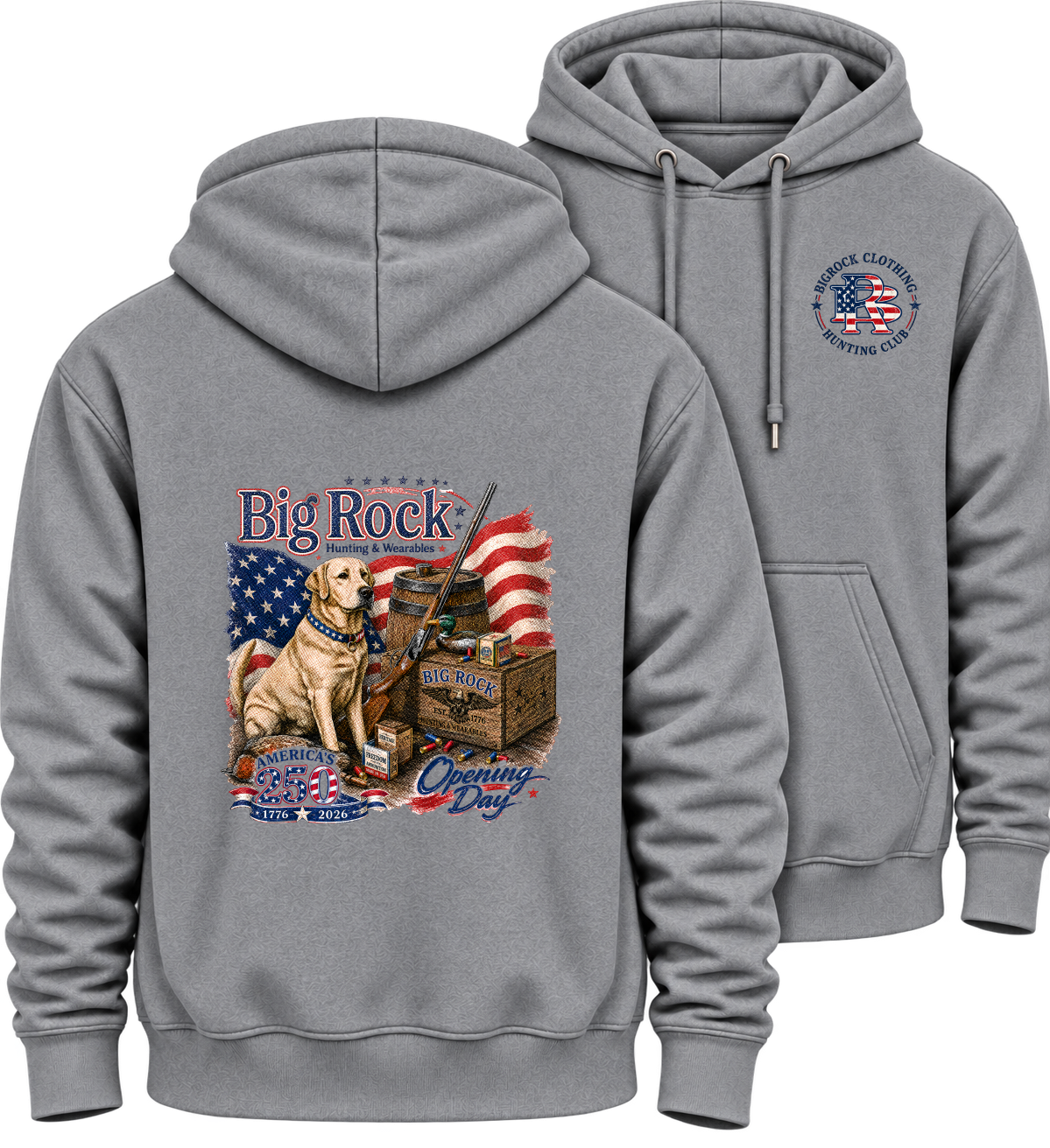 1336P Hoodie Heavy Rock America 250 Opening Day