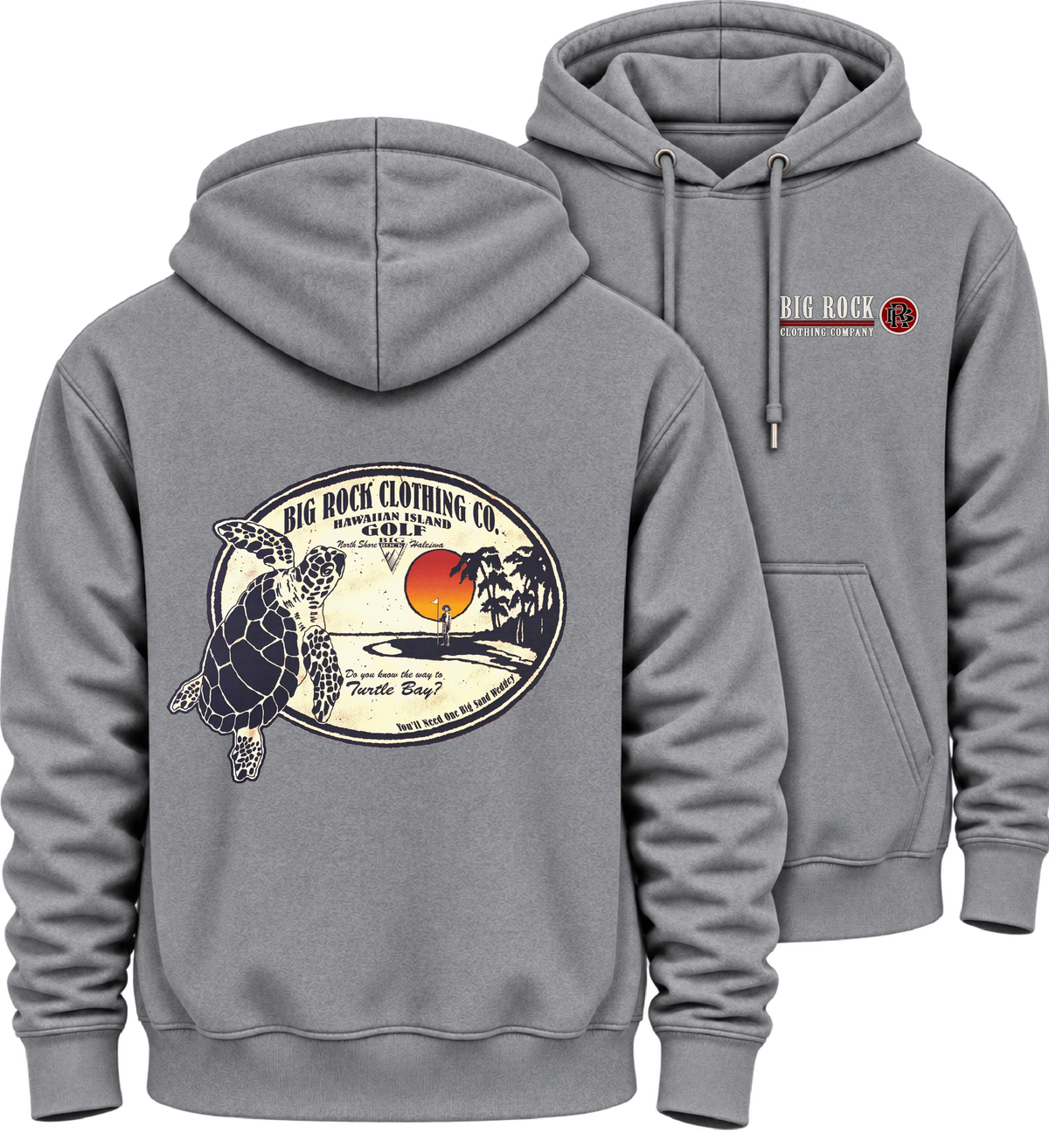 1344 Hoodie Heavy Rock Turtle Bay