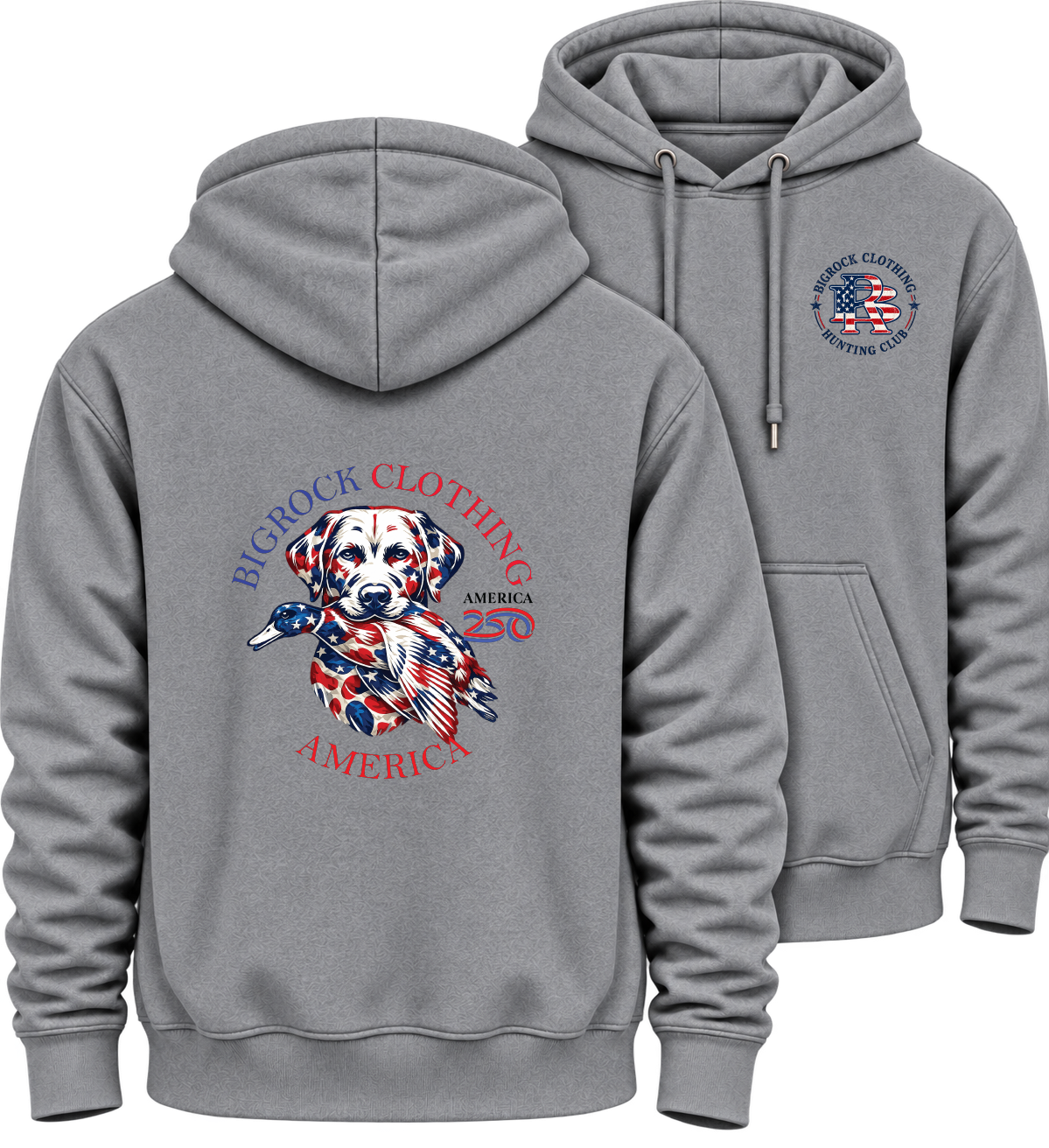 Hoodie Heavy Rock America 250 Duck Dog