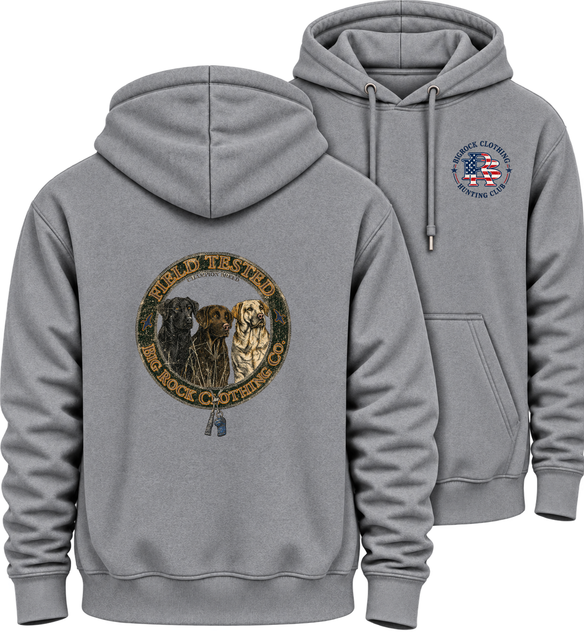 836 Hoodie Heavy Rock Three Lab Coaster