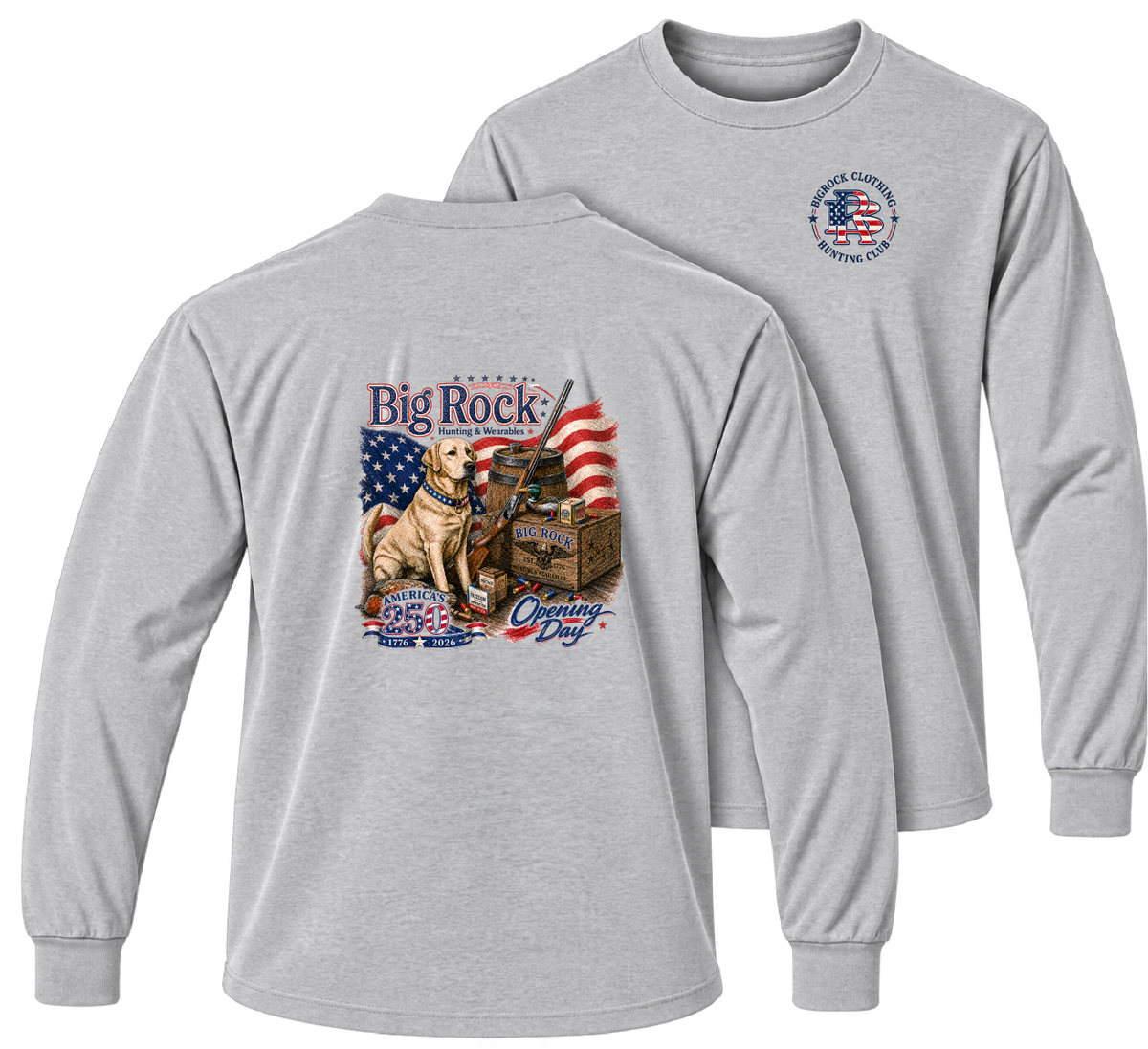 1336 Long Sleeve Light Rock Opening Day
