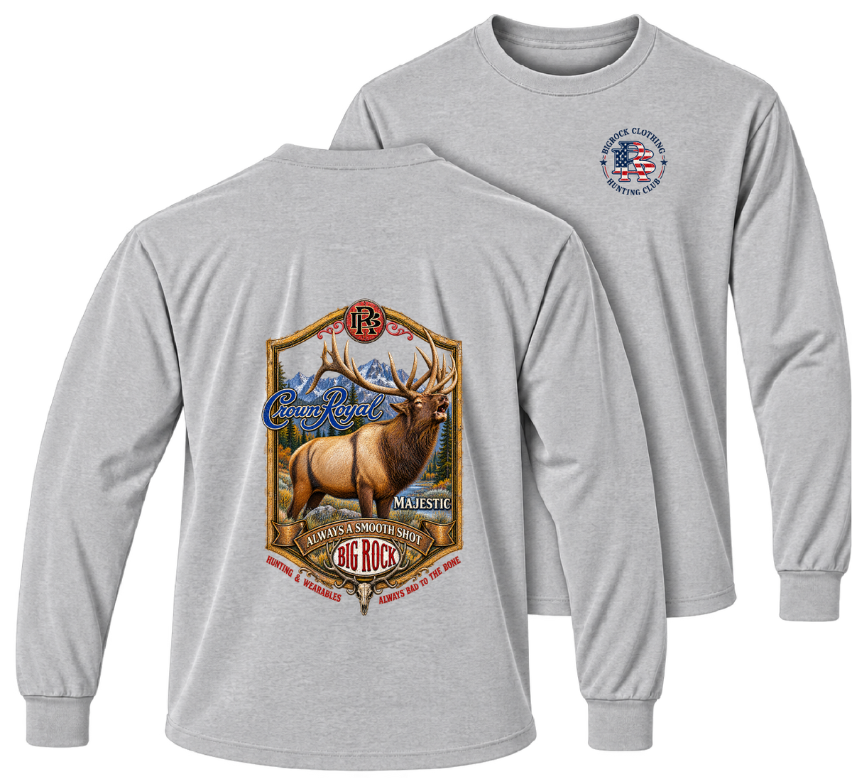 1446 Long Sleeve Light Rock Crown Royal