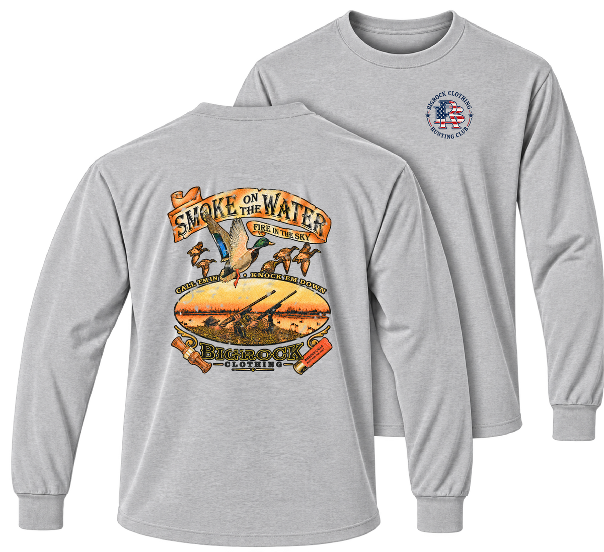 1581 Long Sleeve Light Rock Smoke On The water