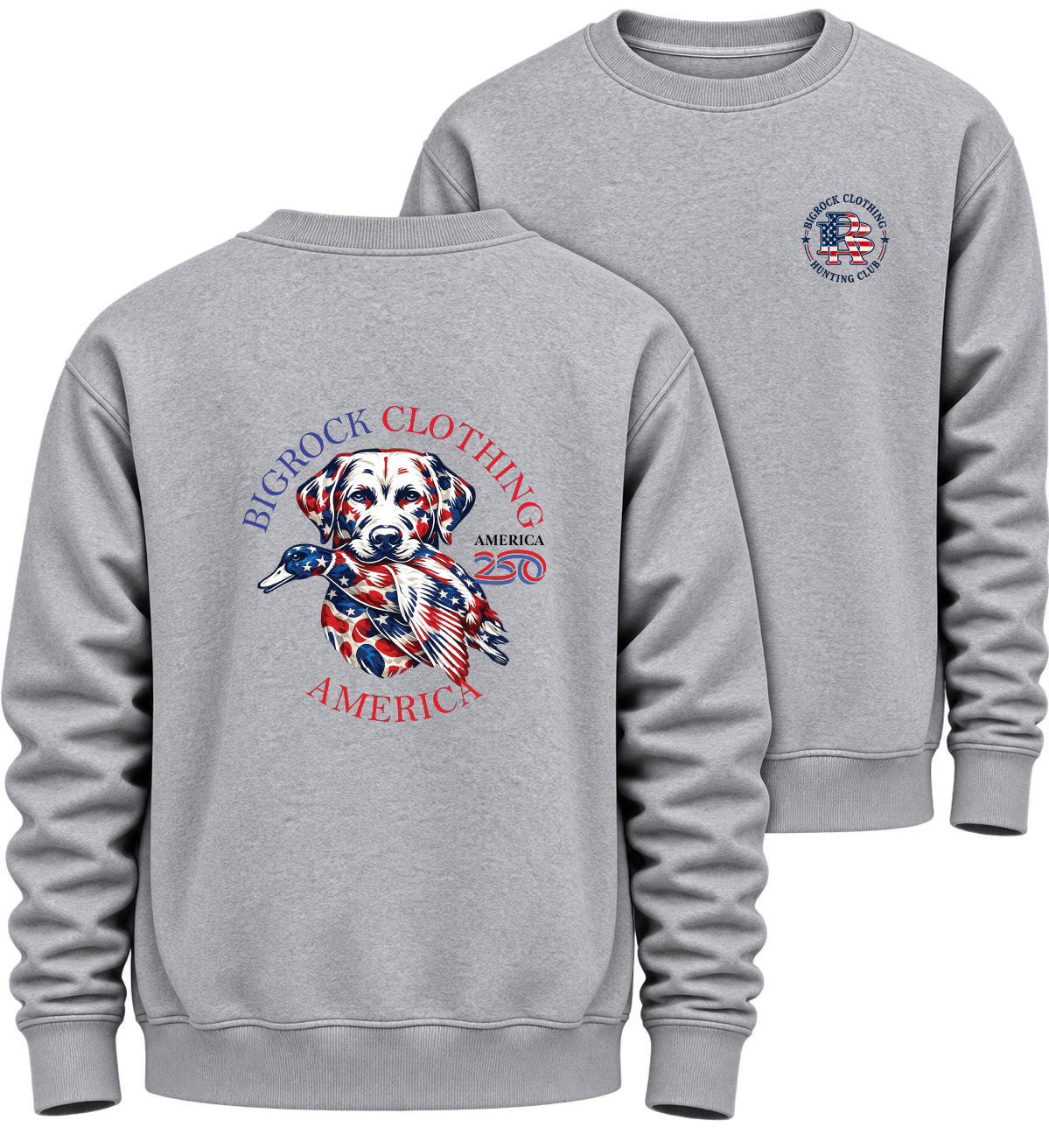 Sweatshirt Heavy Rock America 250 Duck Dog