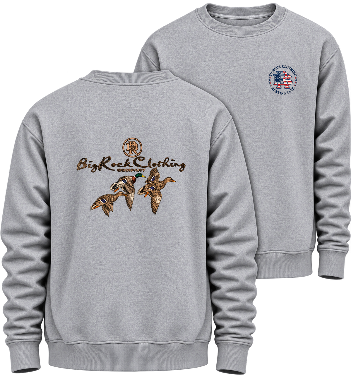 1508 Sweatshirt Heavy Rock Ducks In Flight
