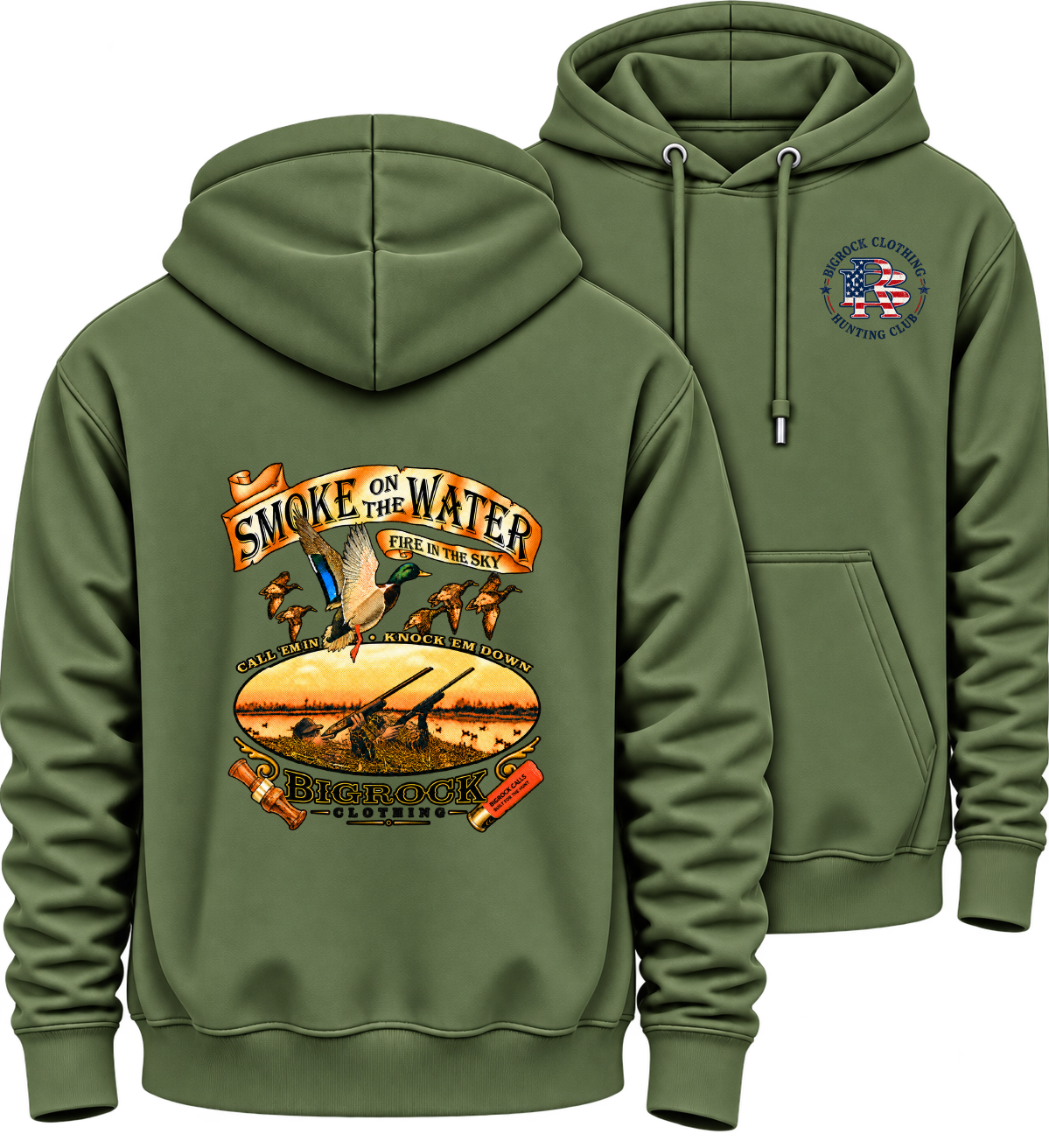 1581 Hoodie Heavy Rock Smoke On The Water
