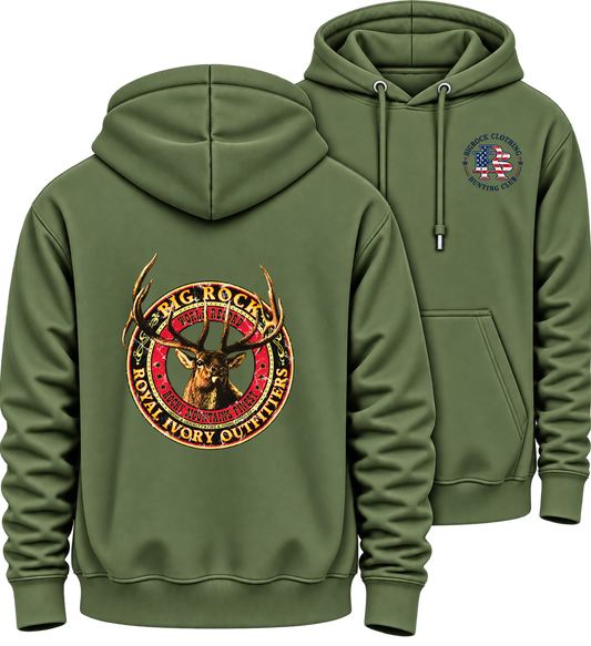 Hoodie Heavy Rock Royal Ivory Elk