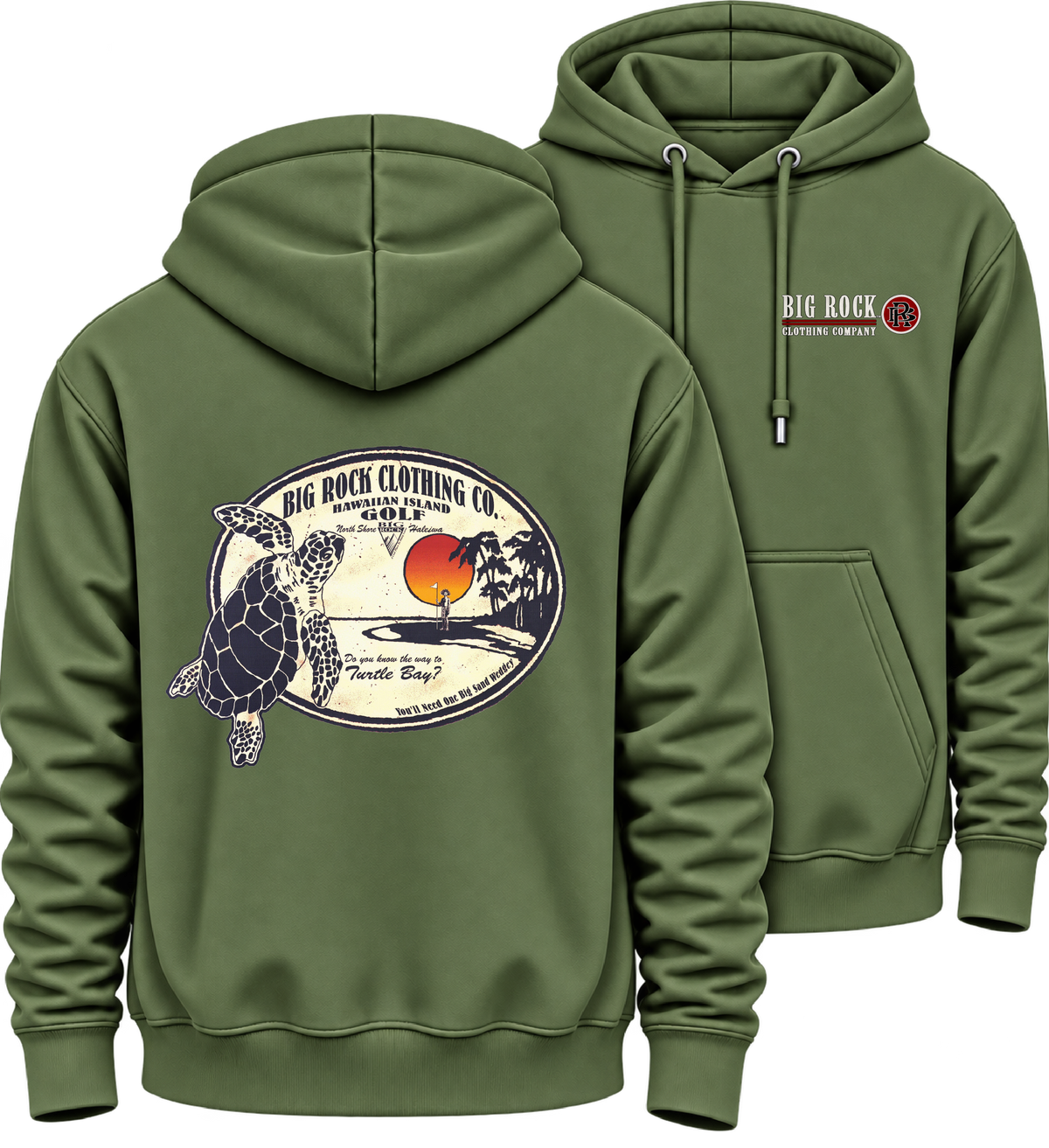 1344 Hoodie Heavy Rock Turtle Bay