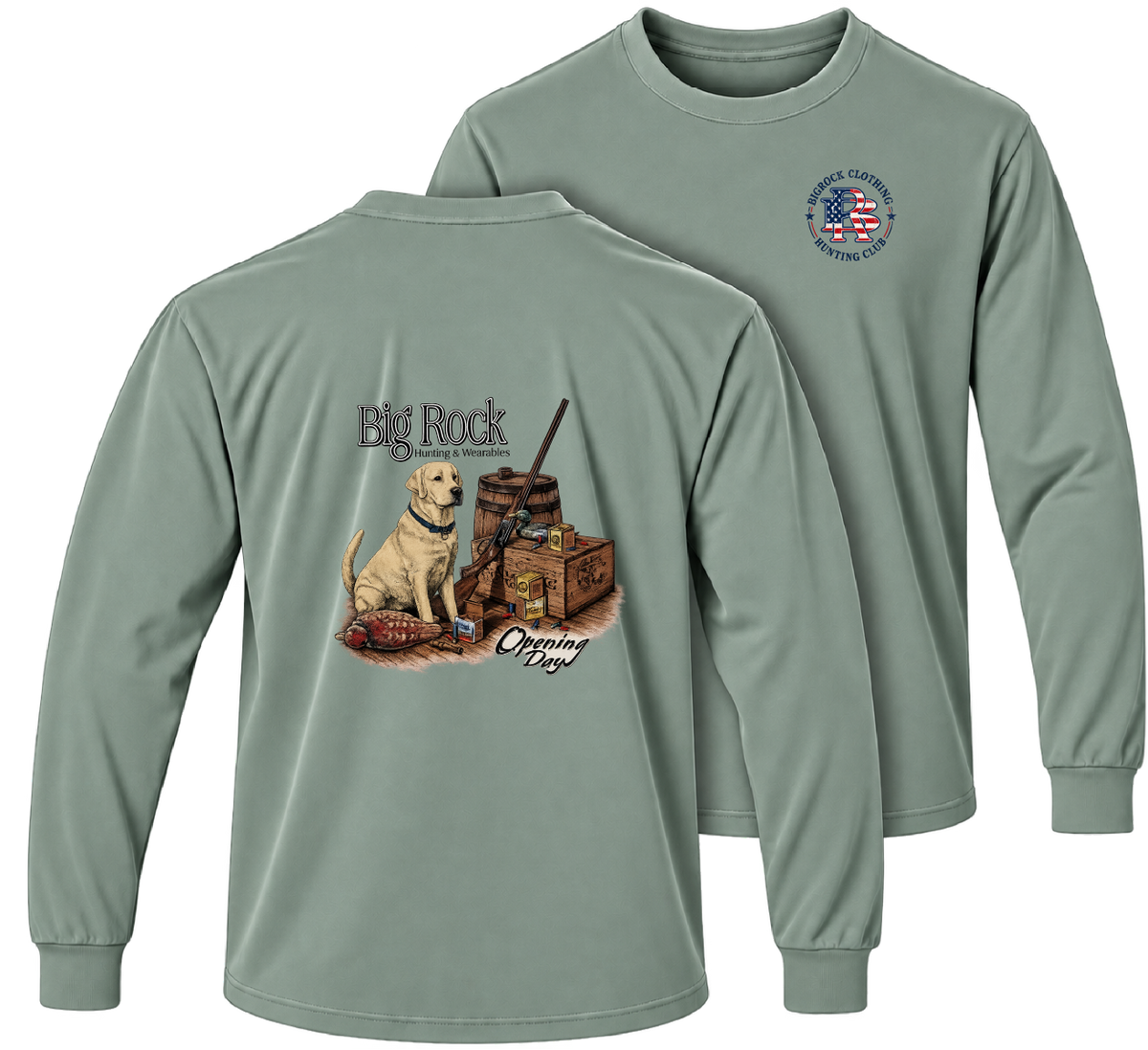 1336 Long Sleeve Light Rock Opening Day