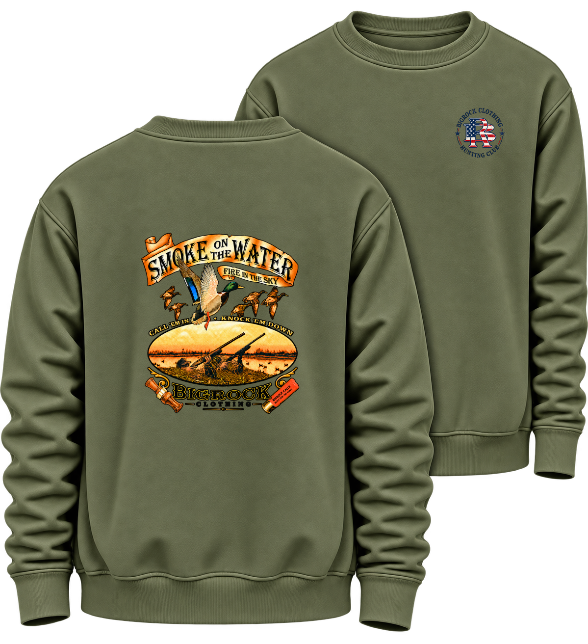 1581 Sweatshirt Heavy Rock Smoke On The Water