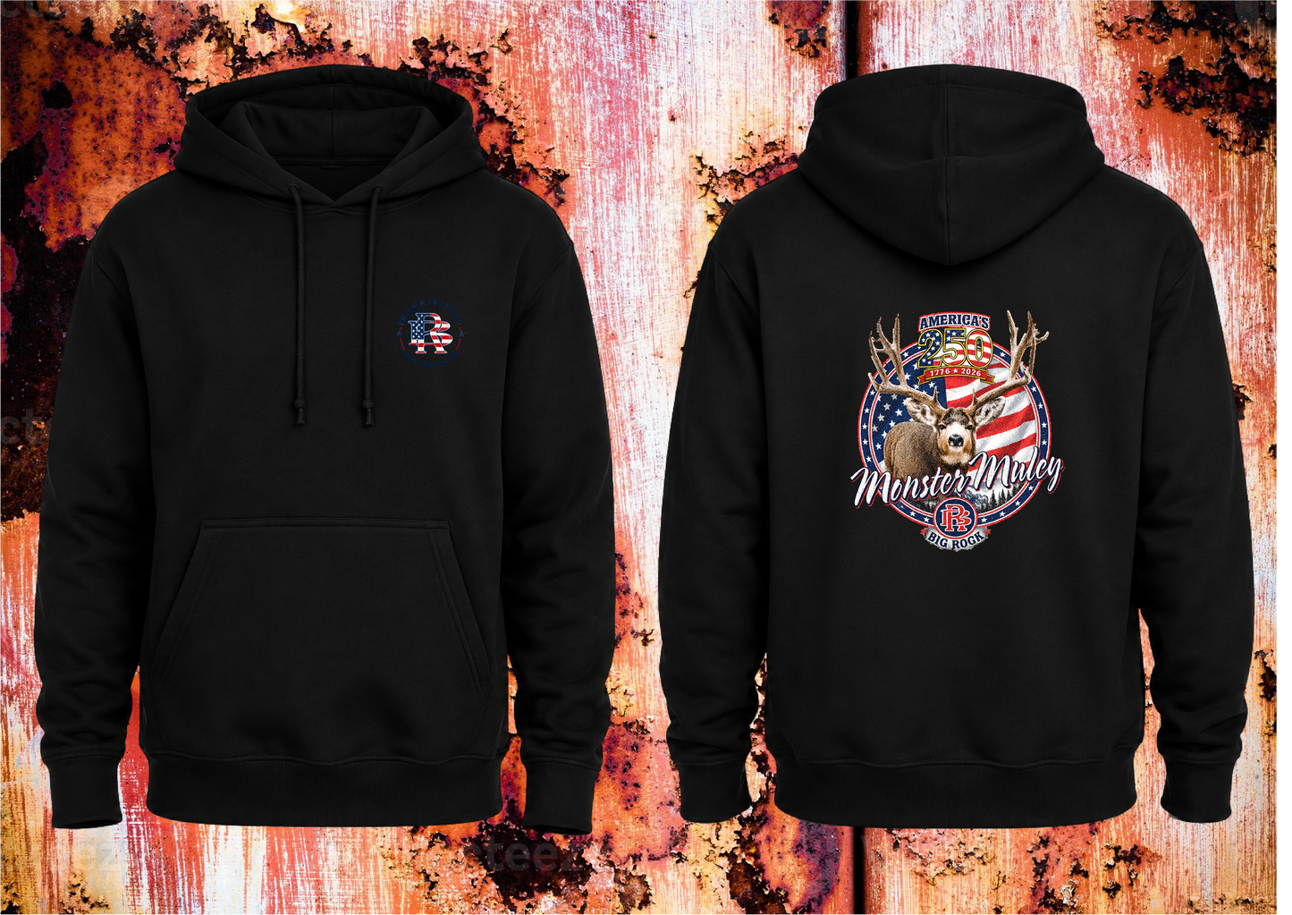 Hoodie Heavy Rock America 250 Monster Muley