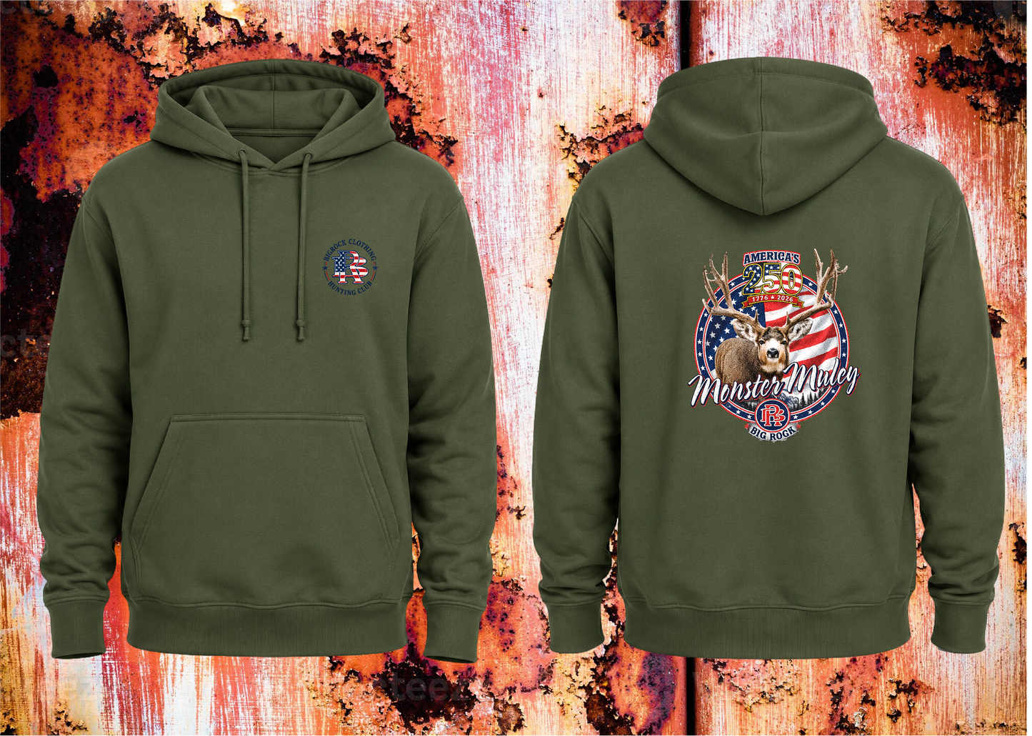 Hoodie Heavy Rock America 250 Monster Muley