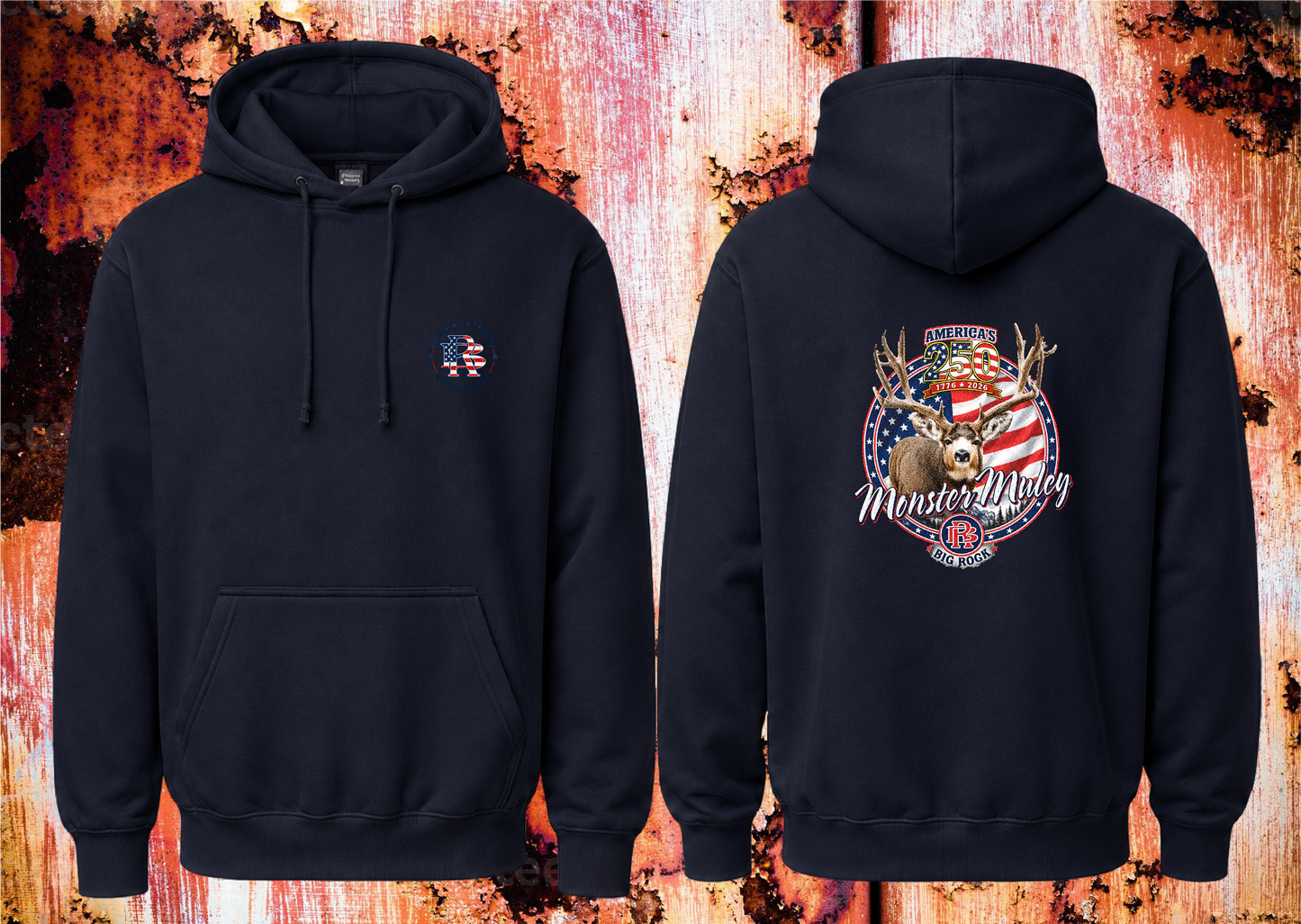 Hoodie Heavy Rock America 250 Monster Muley