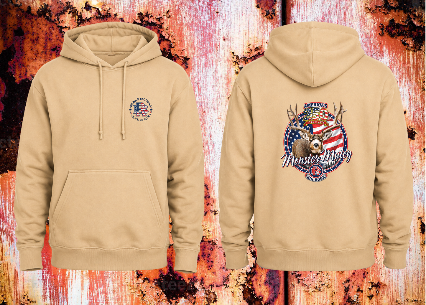 Hoodie Heavy Rock America 250 Monster Muley