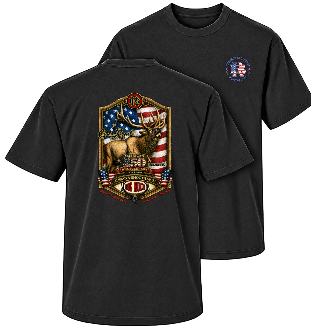 Heavy Rock America 250 Crown Royal (Heavy Boxy oversize Shirt)