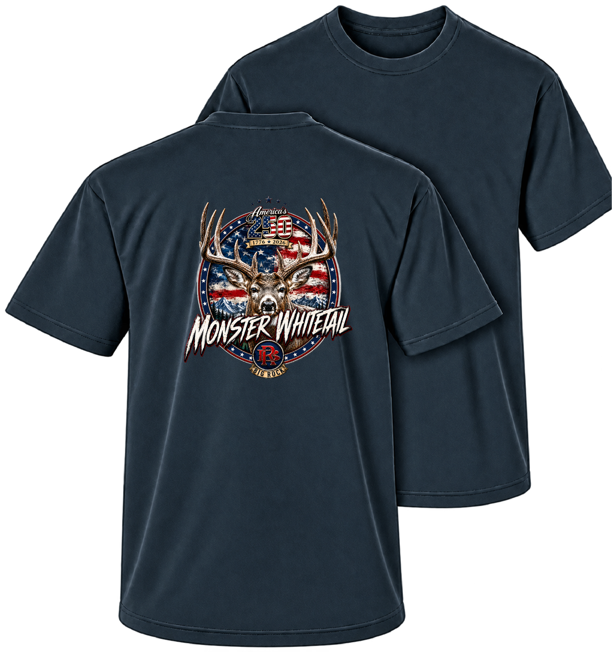 Heavy Rock America 250 Monster Whitetail (Heavy Boxy oversize Shirt)