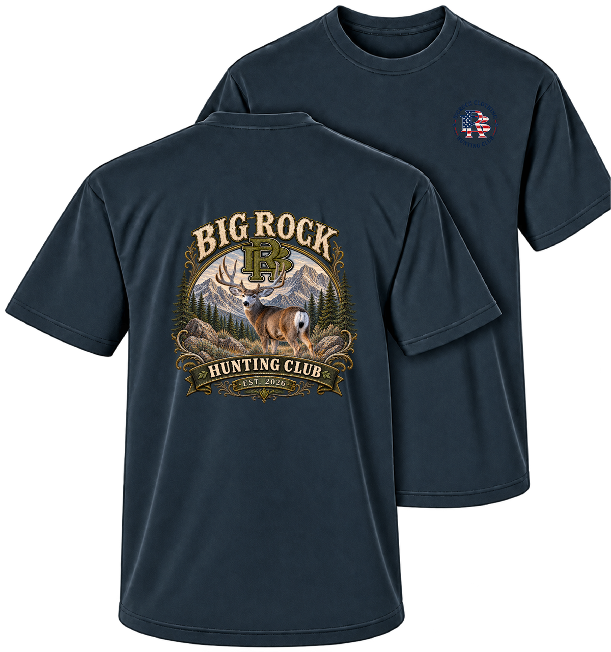 Heavy Rock BR Mule Deer Hunting Club (Color)