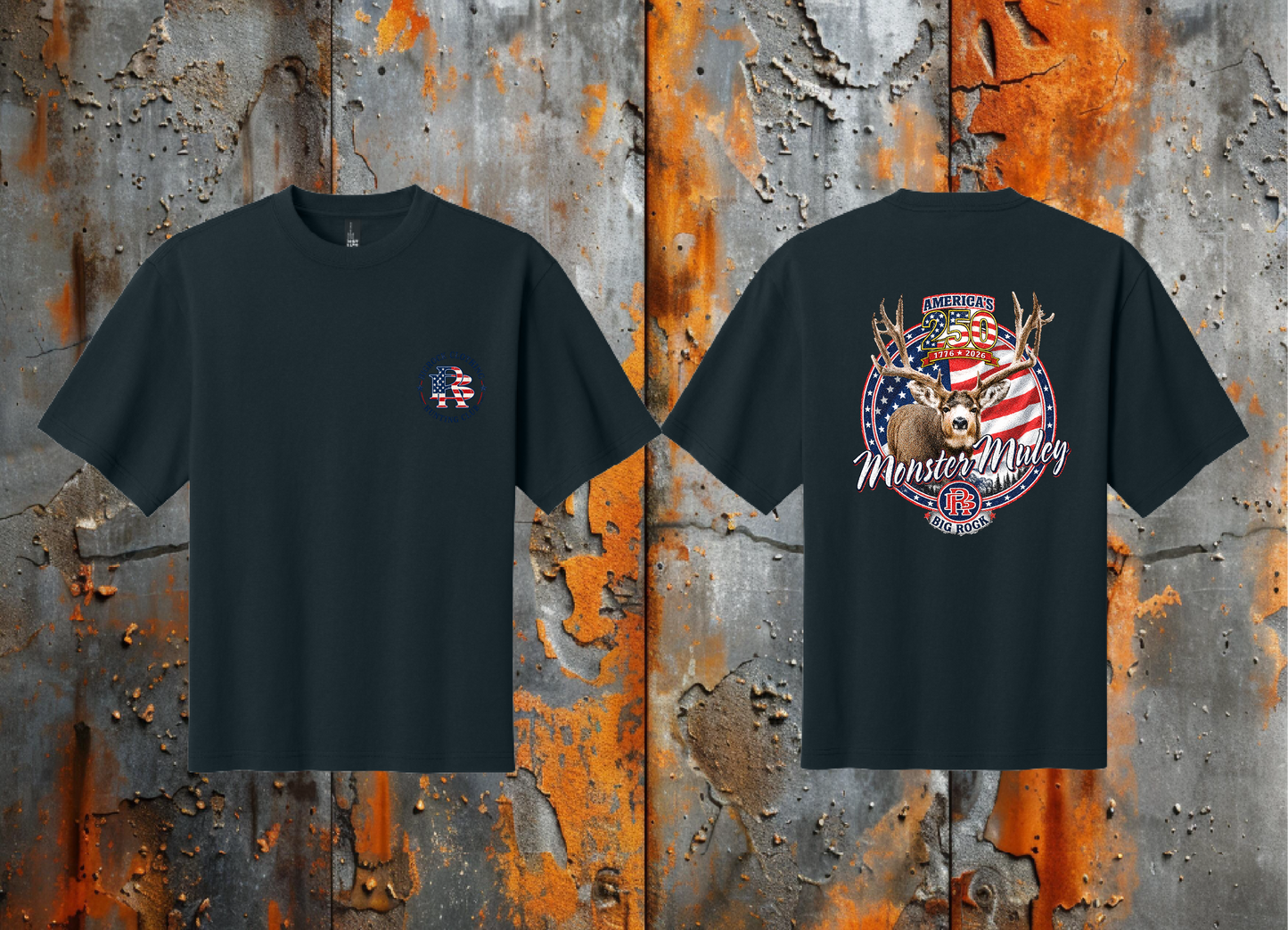 Heavy Rock America 250 Monster Muley (Heavy Boxy oversize Shirt)