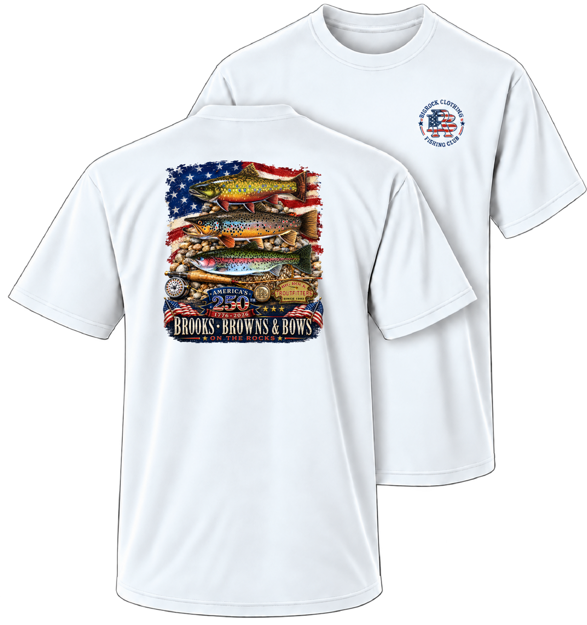 Heavy Rock America 250 Brooks Browns and Bows (Heavy Boxy oversize Shirt)